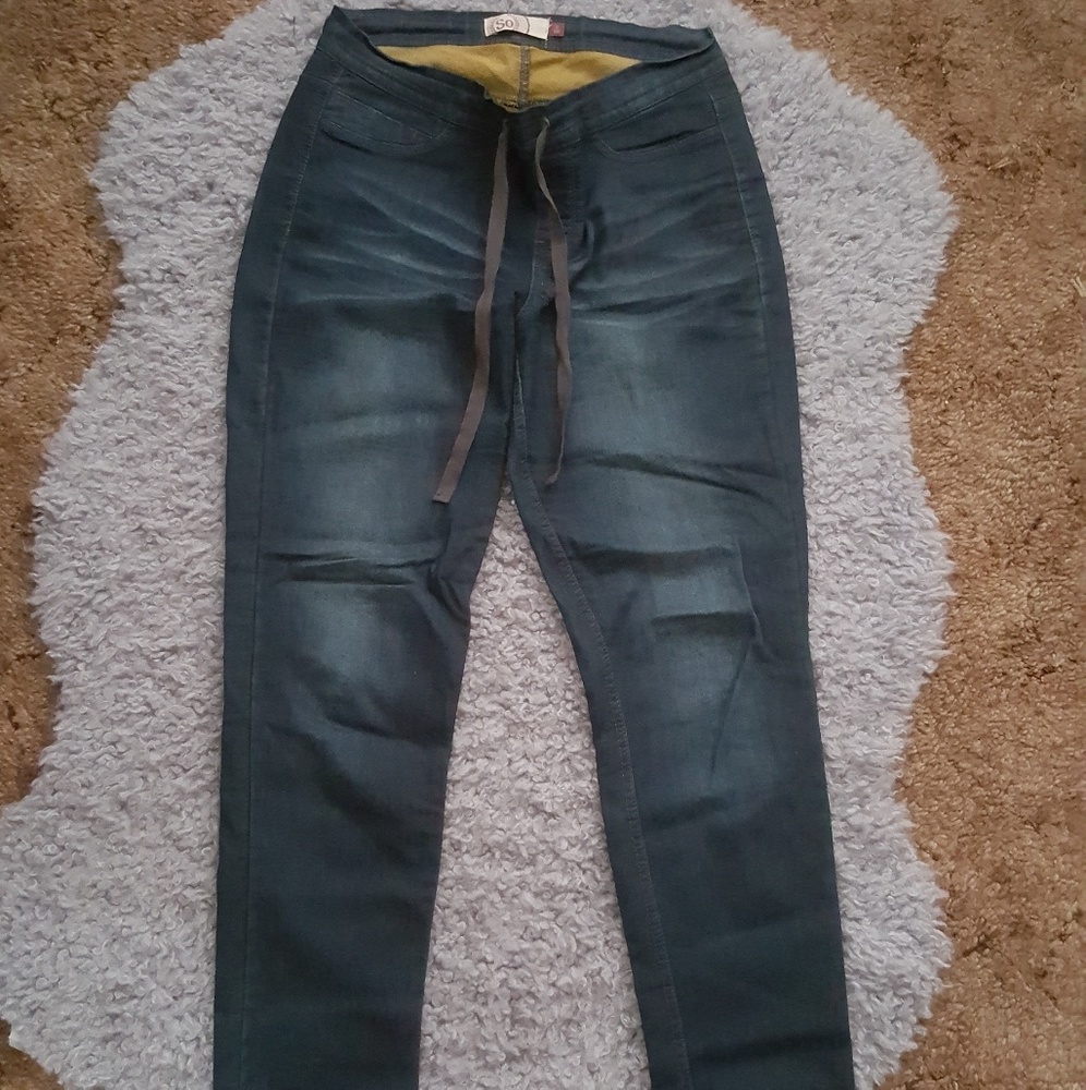 Jean joggers